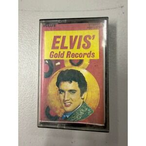 Elvis Presley Elvis Gold Records Cassette Tape RCA Victor AQK1-1707 Vintage Rock